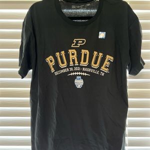 Purdue 2021 Bowl Shirt, wrinkly, but Never Worn (see holo sticker) Size L